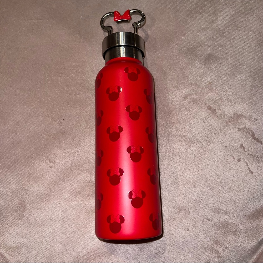 Red Mickey Mouse Water Bottle